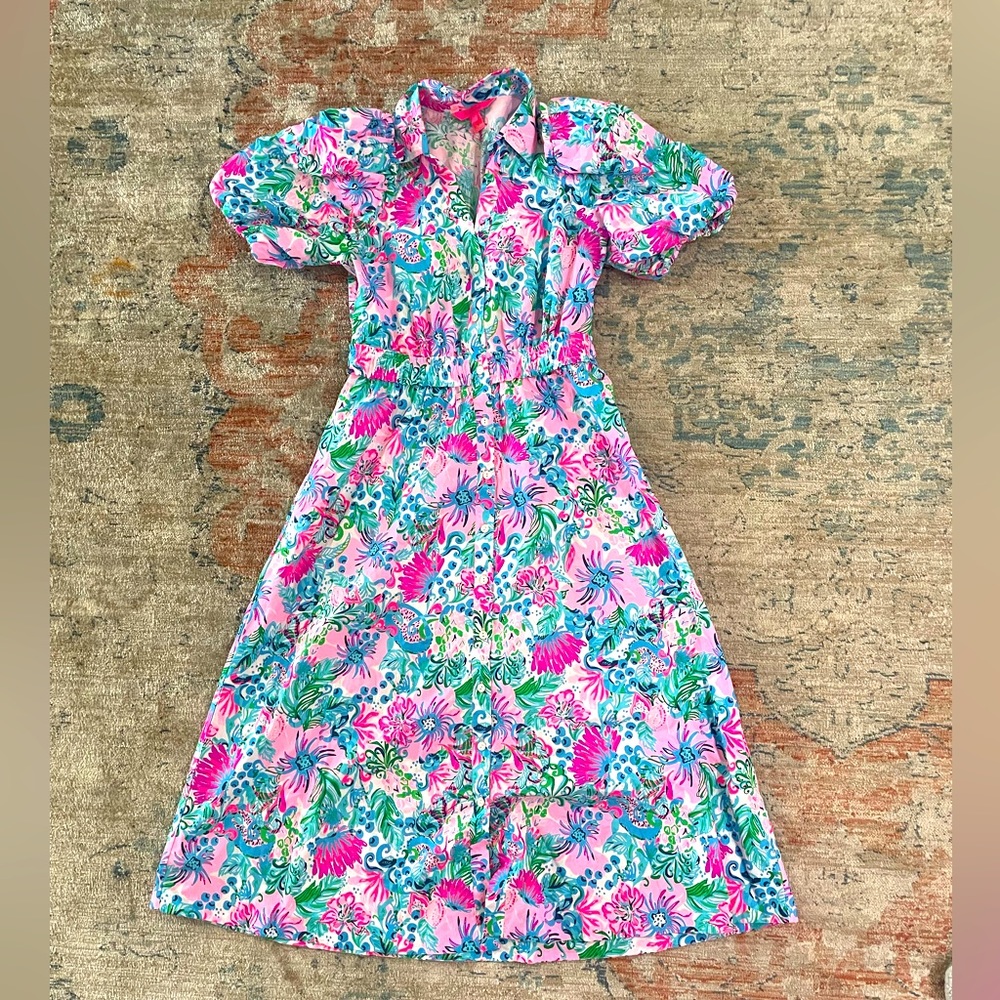 Lilly Pulitzer Tessie Dress in Paradise Petals
